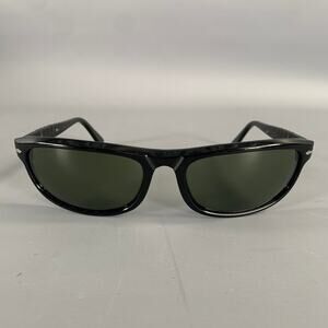 PERSOL Black Silver Sunglasses